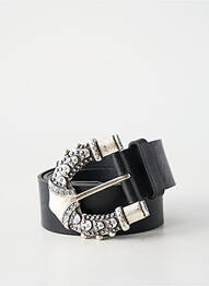 Ceinture effet matière satinée noir BA&SH femme
