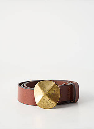 Ceinture coutures renforcées marron SESSUN femme