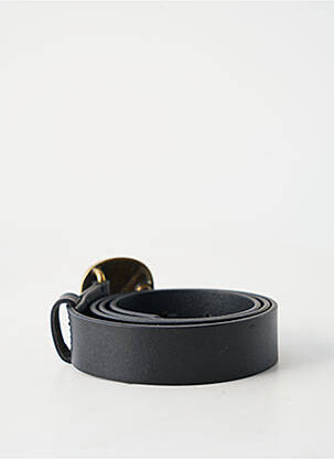 Ceinture fermeture sangle avec plaque en métal noir SESSUN femme
