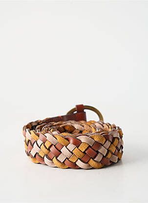 Ceinture tissage tressé marron SESSUN femme