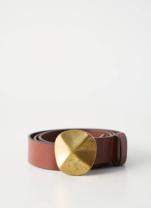 Ceinture coutures renforcées marron SESSUN femme
