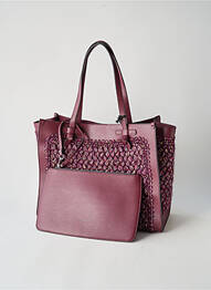 Sac fermeture rabat clipsé forme rectangulaire violet GIANNI CHIARINI femme