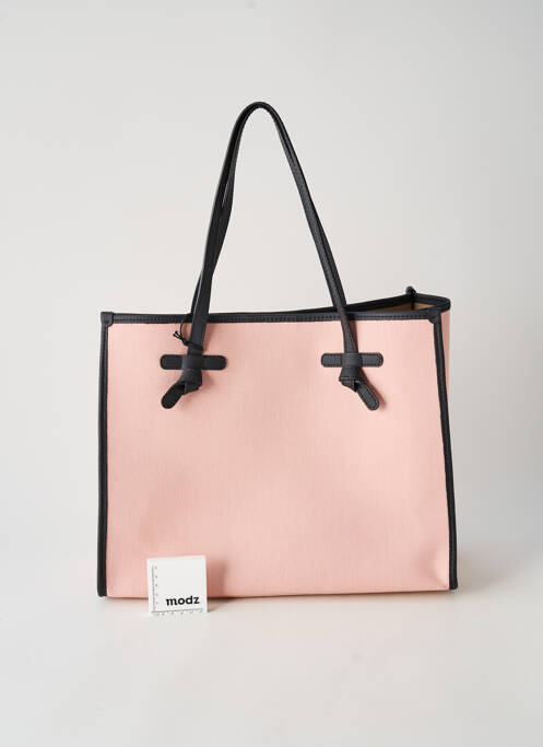 Sac fermeture rabat clipsé forme rectangulaire rose GIANNI CHIARINI femme