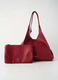 Sac fermeture fermeture aimantée forme rectangulaire rouge GIANNI CHIARINI femme