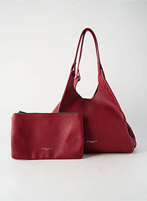 Sac fermeture fermeture aimantée forme rectangulaire rouge GIANNI CHIARINI femme