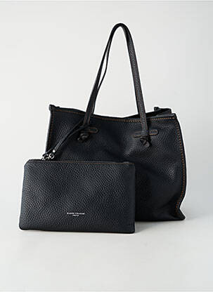 Sac coutures renforcées forme rectangulaire noir GIANNI CHIARINI femme
