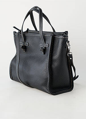 Sac fermeture zippée forme rectangulaire noir GIANNI CONTI femme