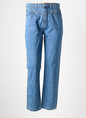 Jeans coupe droite poches bleu LAURE + MAX femme