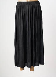 Jupe longue coupe droite noir GRACE & MILA femme