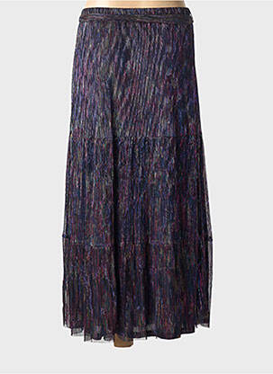 Jupe longue coupe droite noir GRACE & MILA femme