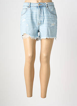 Short tissage denim taille normale bleu NAGEV femme