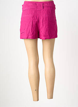 Short coupe fluide taille normale rose SEE U SOON femme