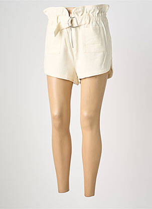 Short tissage denim taille normale beige RUE MAZARINE femme
