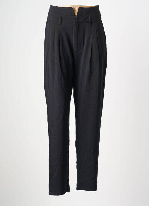 Pantalon droit stretch taille normale noir ORFEO femme