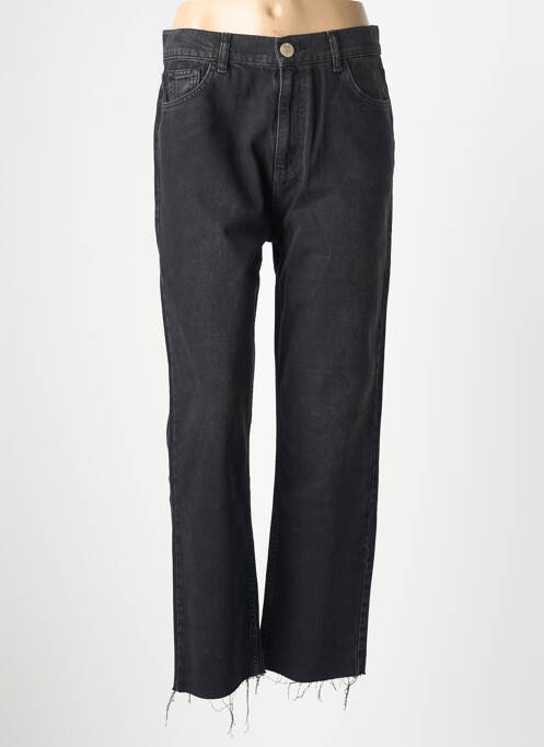 Jeans coupe large taille normale taille normale noir GRACE & MILA femme
