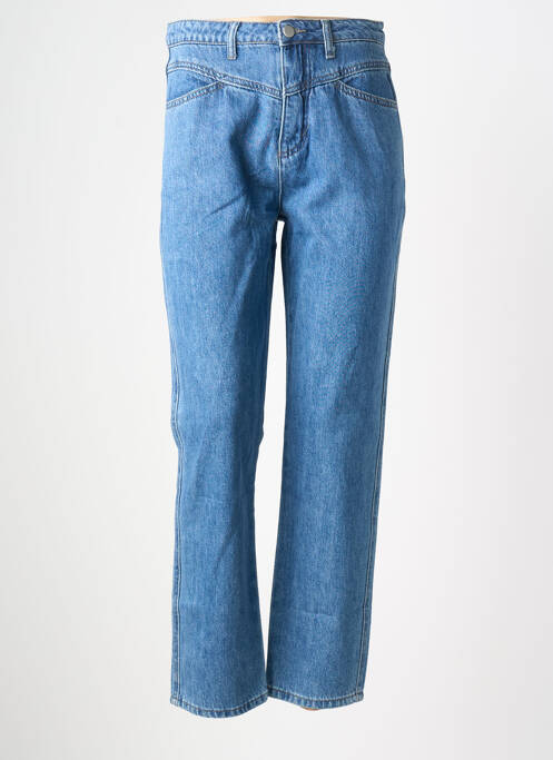 Jeans coupe droite poches bleu LAURE + MAX femme