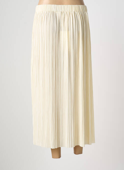 Jupe longue coupe droite beige GRACE & MILA femme