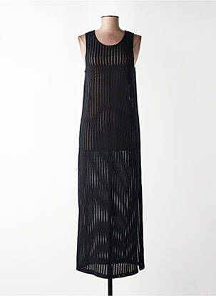 Robe longue sans manche sans manche noir GRACE & MILA femme