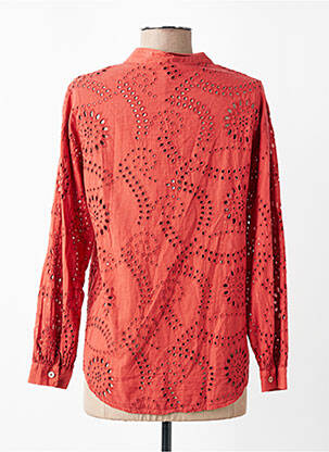 Chemise manches courtes coupe cintrée orange PAKO LITTO homme