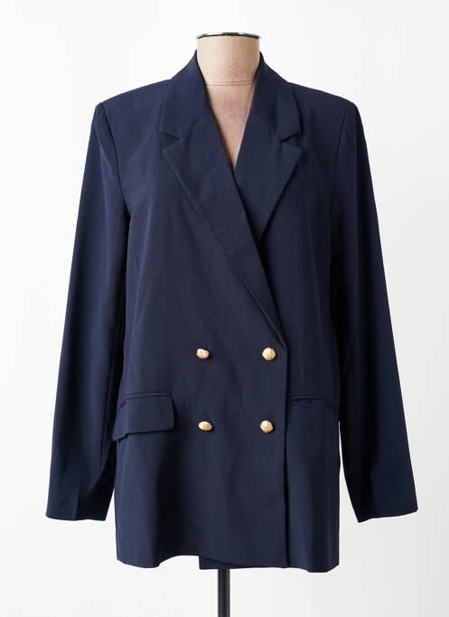 Blazer coupe cintrée bleu GRACE & MILA femme