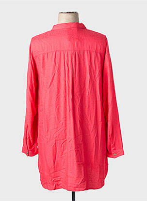 Chemisier coupe droite manches longues rouge CISO femme