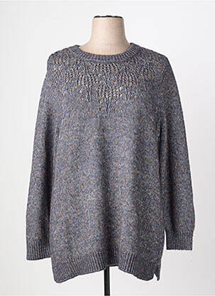 Pull coupe droite manches longues gris CISO femme