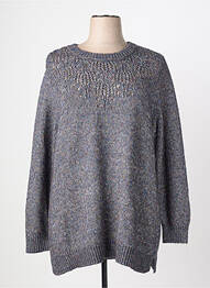 Pull col rond manches longues gris CISO femme
