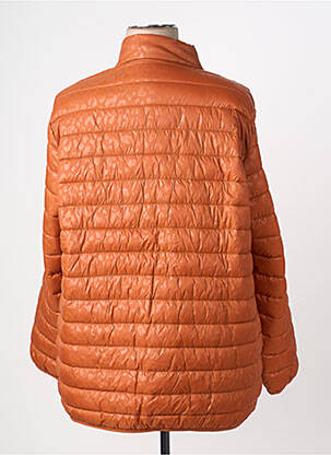 Doudoune manches longues sans capuche orange CISO femme