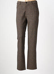 Pantalon slim stretch taille normale noir LEO & UGO femme