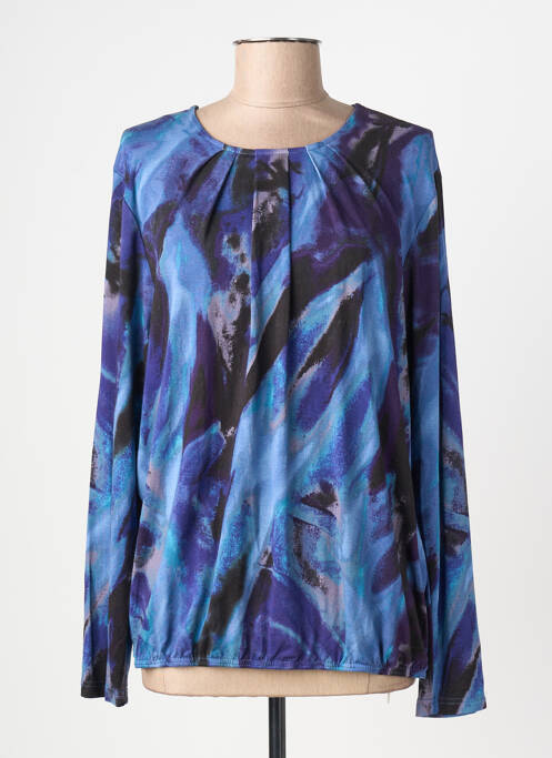 T-shirt manches longues manches longues bleu SIGNATURE femme