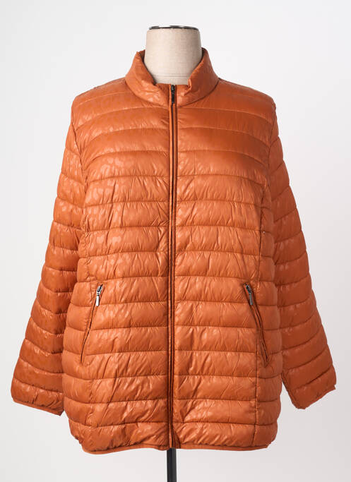 Doudoune manches longues sans capuche orange CISO femme