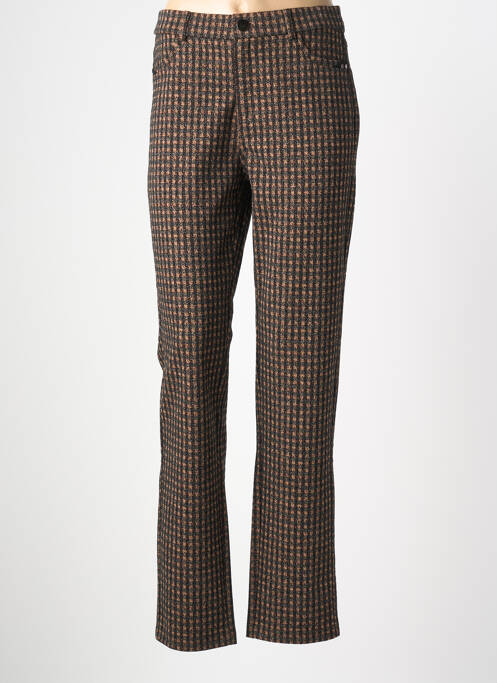 Pantalon slim stretch taille normale noir LEO & UGO femme