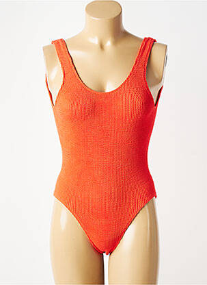 Maillot de bain 1 pièce stretch orange SORBET ISLAND femme