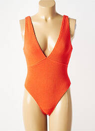 Maillot de bain 1 pièce stretch orange SORBET ISLAND femme