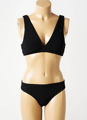 Maillot de bain 2 pièces stretch noir SORBET ISLAND femme