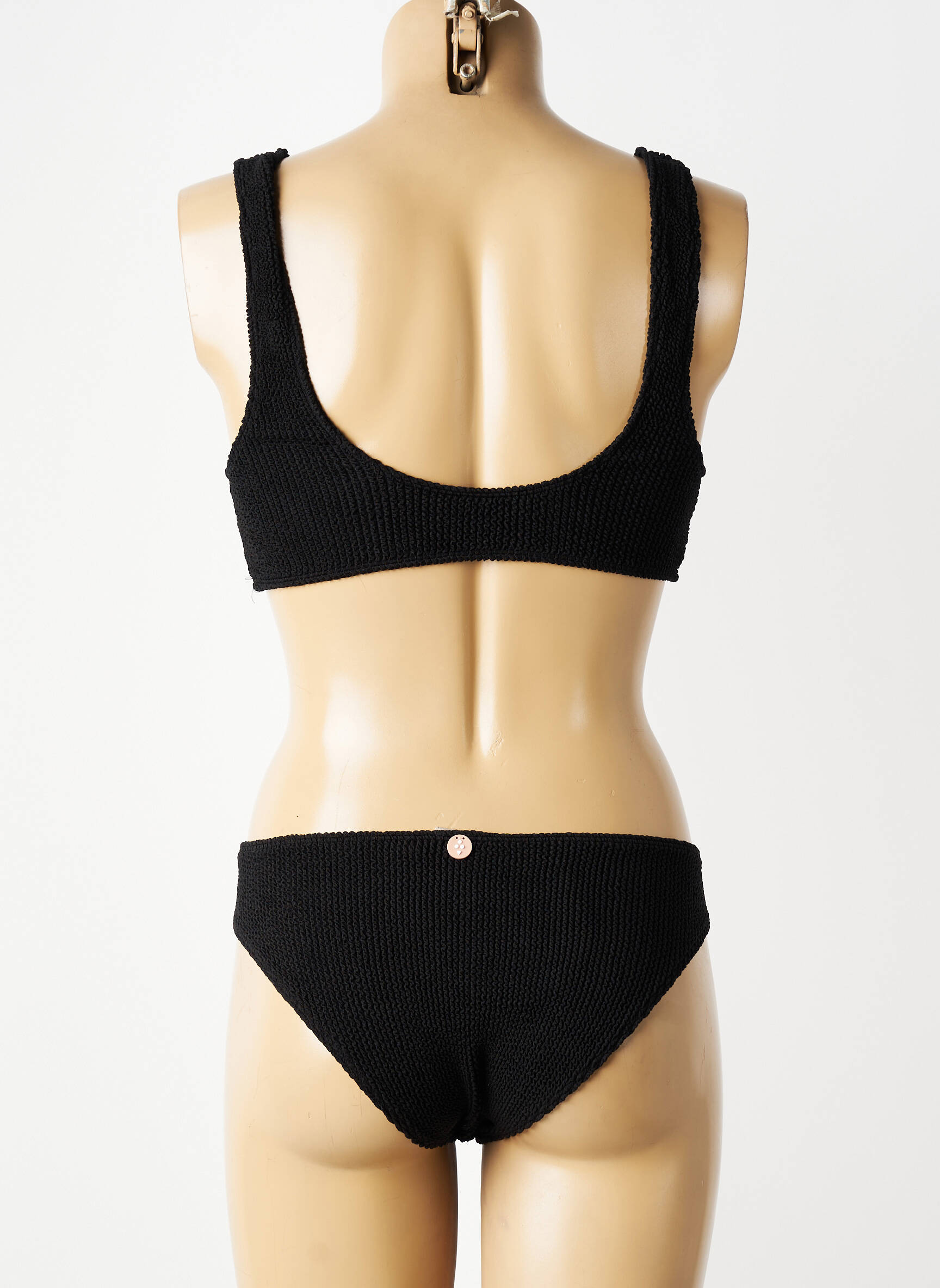 Maillot de bain 2 pièces stretch noir SORBET ISLAND femme
