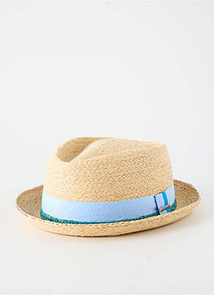 Chapeau forme chapeau paille bleu STETSON homme