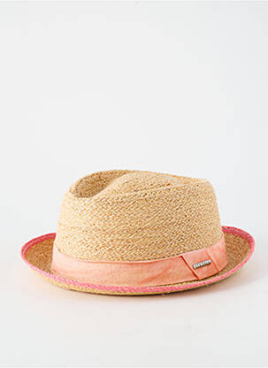 Chapeau forme chapeau paille rose STETSON homme