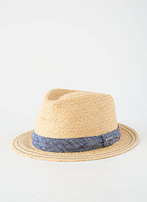 Chapeau forme chapeau paille beige STETSON homme