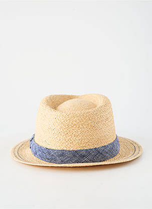 Chapeau forme chapeau paille beige STETSON homme