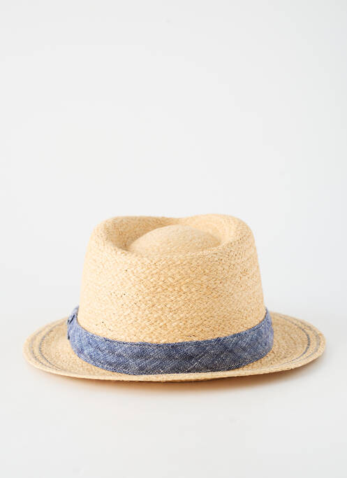 Chapeau forme chapeau paille beige STETSON homme