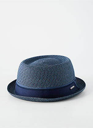 Chapeau forme chapeau paille bleu STETSON homme