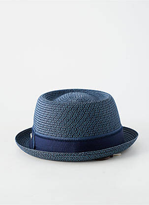 Chapeau forme chapeau paille bleu STETSON homme
