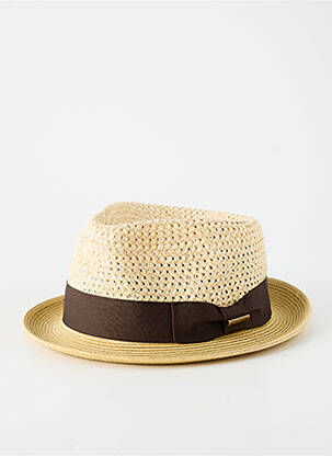 Chapeau forme chapeau paille marron STETSON homme