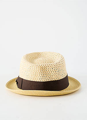Chapeau forme chapeau paille marron STETSON homme