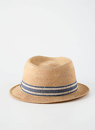 Chapeau imprimé rayures bleu STETSON homme