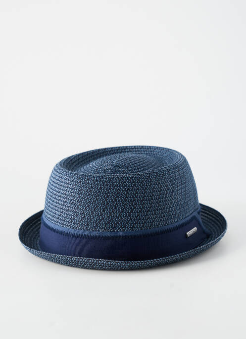 Chapeau forme chapeau paille bleu STETSON homme