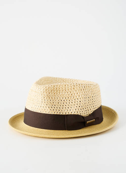 Chapeau forme chapeau paille marron STETSON homme