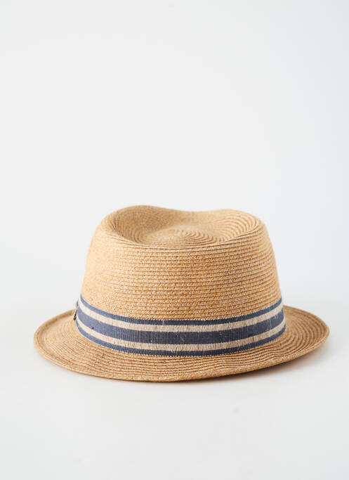 Chapeau imprimé rayures bleu STETSON homme
