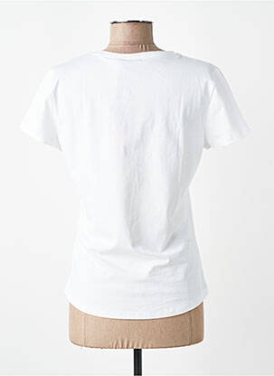 T-shirt coupe droite manches courtes blanc VESTRUM femme